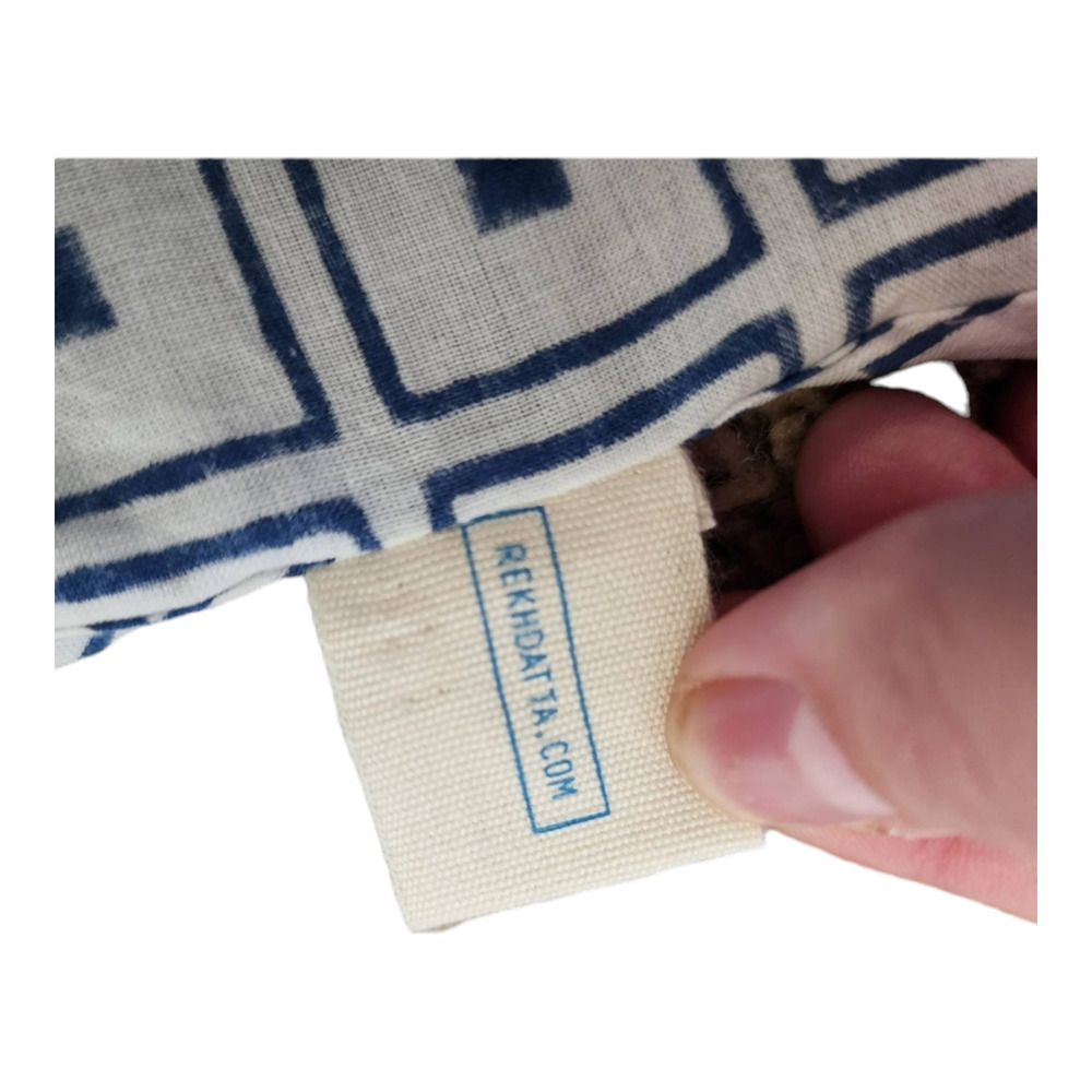 Rekh&Datta Hand Block Printed Lightweight Cotton Dress Abstract Unique Size S View 5